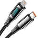 Дата кабель USB-C to Lightning 2.0m 20W Digital Display black Essager (EXCTL-YDA01) - изображение 3