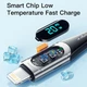 Дата кабель USB-C to Lightning 2.0m 20W Digital Display blue Essager (EXCTL-YDA03) - зображення 5