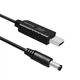 Кабель живлення USB to DC 5.5x2.5mm 12V 1.0m black ColorWay (CW-CBUD067-BK) - зображення 5