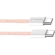 Дата кабель USB-C to USB-C 1.0m 60W 3.0А pink ColorWay (CW-CBPDCC061-P) - зображення 3
