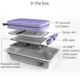 Фотопринтер портативний HP Sprocket Purple (2"x3",313x400dpi,Zink, 64MB,Bluetooth, колір фіолетовий) (HPISPPR/HPISPR) - изображение 2