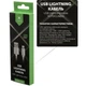 Дата кабель USB 2.0 AM to Lightning 1m nylon silver Vinga (VCPDCLNB1S) - зображення 4
