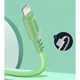 Дата кабель USB 2.0 AM to USB-C 1.0m soft silicone green ColorWay (CW-CBUC042-GR) - зображення 5