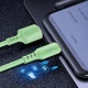Дата кабель USB 2.0 AM to USB-C 1.0m soft silicone green ColorWay (CW-CBUC042-GR) - зображення 6