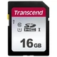 Карта пам\'яті Transcend 16GB SDHC class 10 UHS-I U1 (TS16GSDC300S) - зображення 1