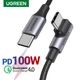 Дата кабель USB-C to USB-C 2.0m 100W US334 Black Ugreen (70645) - изображение 8