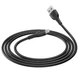 Дата кабель USB 2.0 AM to Lightning 1.0m 2.4A black BOROFONE (6931474743893) - зображення 1