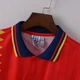 Ретро футболка сборной Испании красная, винтажное поло Spain 1994 спортивная футболка для фанатов - размер XXL - МАЛОМЕРНАЯ - изображение 3