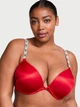 Бюстгальтер Victoria's Secret Lipstick Red Bombshell Add 2 Cups Push Up Shine Strap Bra 32А Червоний (27178877D) - зображення 1