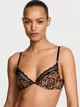 Бюстгальтер Victoria's Secret Tease Unlined Sheer Shimmer Demi Bra 36D Леопард (27178883D) - изображение 1