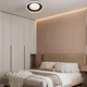 Люстра стельова led 48W 49см для натяжної стелі (87-1090 BK) - зображення 3