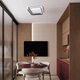 Люстра потолочная led 72W 50см для натяжного потолка (87-1083 WH+BK) - изображение 3