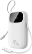 Powerbank Baseus EnerFill FC31 Qpow 3 10000 mAh 45W White (E0028C01) - obraz 1