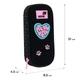 Пенал Kite Pretty Kitty K26-662-1, 1 отделение, резинки для фиксации канцелярии , для девочки - изображение 3