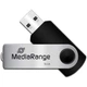 USB флеш накопитель Mediarange 16GB Black/Silver USB 2.0 (MR910) - изображение 2