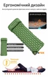 Надувной туристический коврик каремат 40DNylon TPU 190х60х5см надувной матрас для палатки, пляжа, кемпинга и ативного отдыха - изображение 3