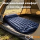 Надувной туристический коврик каремат 40DNylon TPU 190х60х5см надувной матрас для палатки, пляжа, кемпинга и ативного отдыха - изображение 8