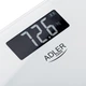 Ваги підлогові Adler AD 8194 white — USB-C, на акумуляторі, 180 кг, точність 100 г - зображення 3