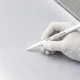 Карандаш белый на основе воска GT075 White для разметки на стекле, плёнках, пластике, металле. - изображение 5
