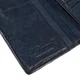 Тёмно-синий женский портмоне из натуральной кожи Ashwood D84 Navy - изображение 5