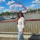 Парасолька-тростина жіноча Fulton L866 Birdcage-2 Luxe Digital Blossom Квітка (L866-037768) - изображение 2
