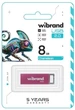 Флеш накопитель USB 8Gb Wibrand Chameleon, Pink, USB 2.0 (WI2.0/CH8U6P) - изображение 2