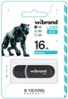Флеш накопичувач USB 16Gb Wibrand Panther, Black, USB 2.0 (WI2.0/PA16P2B) - зображення 2