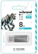 Флеш накопитель USB 8Gb Wibrand Cougar, Silver, USB 2.0 (WI2.0/CU8P1S) - изображение 2