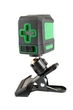 Рівень лазерний MASTERTOOL 30 м ±0.3 мм/м H110°/V110° ±4° GREEN/510 нм клас II IP54 ААх2 сумка 30-1901 - изображение 19