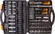 Набір інструментів MASTERTOOL PROFI ¼"&½" 111 шт 4-14 мм 10-32 мм CrV50BV30 телескопічна тріскачка 72T протиударний кейс 78-5112 - изображение 3