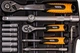 Набір інструментів MASTERTOOL PROFI ¼"&½" 111 шт 4-14 мм 10-32 мм CrV50BV30 протиударний кейс 78-5111 - изображение 4