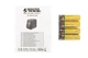 Рівень лазерний MASTERTOOL 30 м ±0.3 мм/м 2 головки H/V/H+V H130°/V130° ±4° GREEN/510 нм клас II IP54 ААх4 сумка 30-1904 - изображение 18