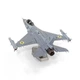 Металлический 3D конструктор Metal Earth Истребитель F-16 Fighting Falcon Ukrainian Air Force - изображение 2