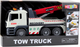 Вантажівка Lean Toys Tow Truck зі світловими та звуковими ефектами Біла 21475 (5905991038719) - зображення 1