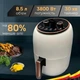 Мультипечь бытовая Rainberg RB-2318 3800 Вт Белый аэрофритюрница с антипригарной корзиной 8.5л - изображение 1