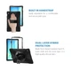 Чехол с ремешком Pirate King Case для Samsung Galaxy Tab S10 FE Plus Black - изображение 4