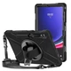 Чехол с ремешком Pirate King Case для Samsung Galaxy Tab S9 Plus / S9 FE Plus Black - изображение 1
