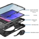 Чехол с ремешком Pirate King Case для Samsung Galaxy Tab S9 Plus / S9 FE Plus Black - изображение 5