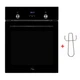 Духовой шкаф электрический Luxor Stylus 45Unique BK 09 HBPro + прихватка для Deco в подарок, черный - изображение 1