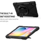 Чехол с ремешком Pirate King Case для Samsung Galaxy Tab S6 Lite Black - изображение 2