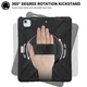Чехол с ремешком Pirate King Case для Apple iPad Air 13 (2024) / Air 13 (2025) / Air 13 (2026) Black - изображение 2