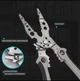 Многофункциональный стриппер кримпер 6 в 1 Wire Stripper Cutter с пружиной и карабином - изображение 7