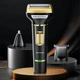 Аккумуляторный триммер-электробритва Sokany SK-LF-9942 3 в 1 с 7 насадками, USB-машинка для стрижки волос, бороды и усов (КК0477) - изображение 7