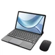 Клавиатура-подставка беспроводная Smart Keyboard + Мышка для Doogee Tab E3 Ukr+Eng Black - изображение 1