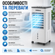 Напольный кондиционер охладитель воздуха Daikens 10 л Мобильный кулер с увлажнением, вентиляцией и пультом ДУ - изображение 3