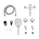 Змішувач для ванни Qtap Grand (з душовим гарнітуром) QTGRAWCR006 Chrome/White - зображення 7