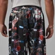 Шорты Air Jordan Flight MenS Printed Cat Scratch Shorts Black IF1841-010 M - изображение 3