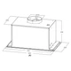 Вытяжка кухонная Interline STREET WH A/52 M/2/M - изображение 6