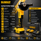 Аккумуляторная угловая шлифовальная машина DeWalt 24 В с бесщеточным двигателем, 2 аккумулятора 5 А·ч, зарядное устройство, чехол, угловая шлифовальная машина (болгарка) 125 мм для резки металла, пластика и керамической плитки - изображение 5
