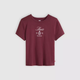 Женская футболка Levi's (199105724529) Graphic Rickie Tee XL бордовая - изображение 6